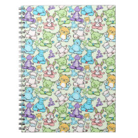 Paarse franjeaap Yoga seamless pattern 63