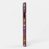 Paarse franjeaap Yoga seamless pattern 64 Case-Mate iPhone Case (Achterkant/rechts)