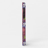 Paarse franjeaap Yoga seamless pattern 64 Case-Mate iPhone Case (Achterkant/links)