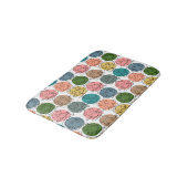 Paarse franjeaap Yoga seamless pattern 9 Badmat (Gekanteld)