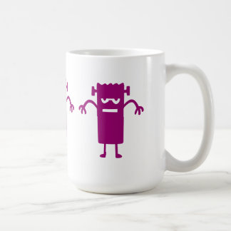 Paarse Frankenstein Halloween Clip Art Coffee Mok