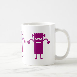 Paarse Frankenstein Halloween Clip Art Koffiemok