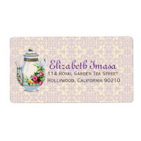 Paarse  Franse Tea Party