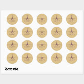 Paarse Franse Vlaamse Stickers (Vel)