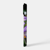 Paarse Freesia Bloemen iPhone 15 Case (Linkerkant)