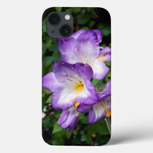 Paarse Freesia Flowers Case-Mate iPhone Case (Achterkant)