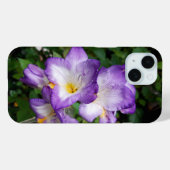 Paarse Freesia Flowers Case-Mate iPhone Case (Achterkant (horizontaal))