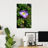 Paarse Freesia Flowers Poster (Thuiskantoor)