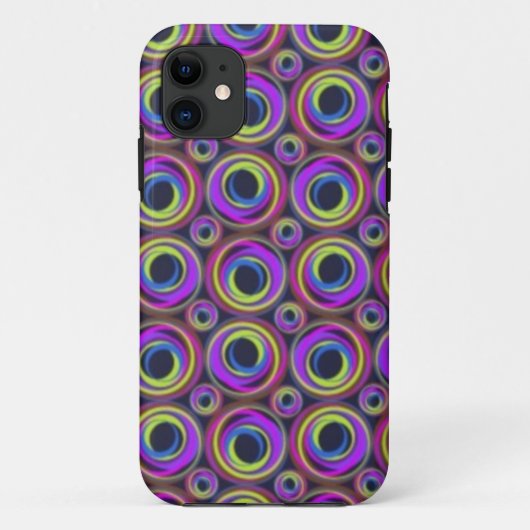 Paarse Frenzy telefoonhoesje Case-Mate iPhone Case (Achterkant)