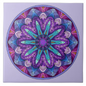 Paarse frequentie™ tegeltje (Voorkant)