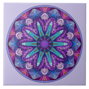 Paarse frequentie™ tegeltje