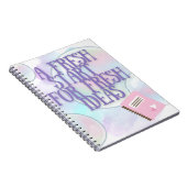 Paarse Fresh Start Notitieboek voor schrijvers (Rechterzijde)