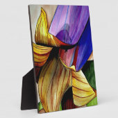 Paarse Fritillary flower original art waterverf Fotoplaat (Zijkant)