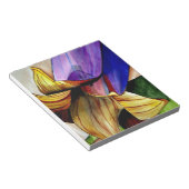 Paarse Fritillary flower original art waterverf Notitieblok (Schuin)