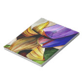 Paarse Fritillary flower original art waterverf Notitieblok (Linkerzijde)