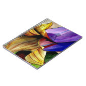 Paarse Fritillary flower original art waterverf Notitieboek (Linkerzijde)