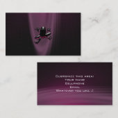 Paarse Froggy Personal of Visitekaartjes (Voorkant / Achterkant)