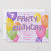 paarse Frosting Cutout Cookies Meisjes Verjaardag Kaart (Voorkant)