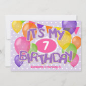 paarse Frosting Cutout Cookies Meisjes Verjaardag Kaart (Achterkant)