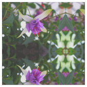 Paarse Fuchsia bloemen Stof (Close Up)