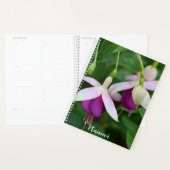 Paarse Fuchsia Flowers met White Sepals Floral Planner (Display)