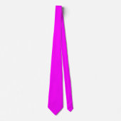 Paarse Fuchsia Kleur Effen Vlak Stropdas (Voorkant)
