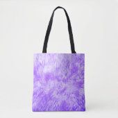 Paarse Fur Frenzy Canvas tas (Voorkant)