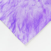 Paarse Fur Frenzy Fleece Deken (Hoek)
