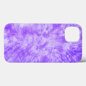 Paarse Fur Frenzy Hoesje-Mate iPhone Case (Achterkant (horizontaal))