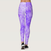 Paarse Fur Frenzy Leggings (Achterkant)