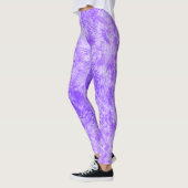 Paarse Fur Frenzy Leggings (Links)