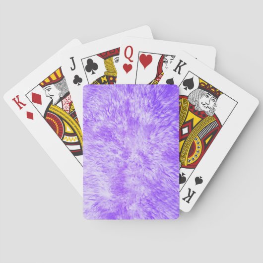 Paarse Fur Frenzy-spelkaarten Pokerkaarten (Achterkant)