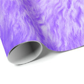 Paarse Fur Frenzy Wrapping Papier (Rol Hoek)