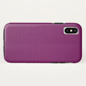 Paarse Fushia-koolstofvezel afdrukken Case-Mate iPhone Case (Achterkant (horizontaal))