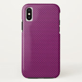 Paarse Fushia-koolstofvezel afdrukken Case-Mate iPhone Case (Achterkant)