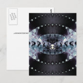 Paarse gaatje briefkaart (Voorkant / Achterkant)