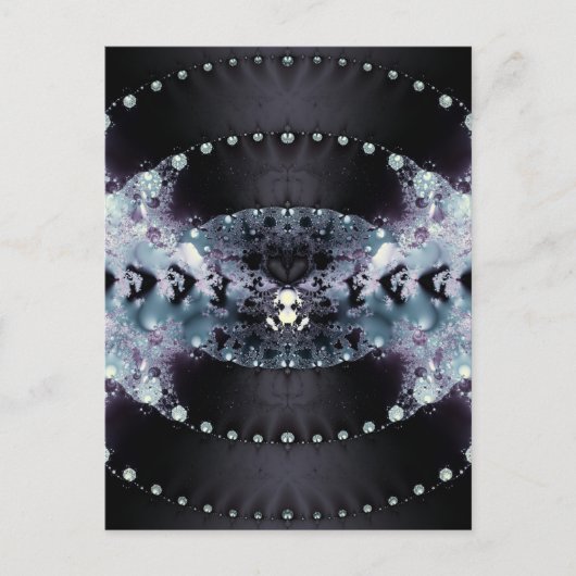 Paarse gaatje briefkaart (Voorkant)