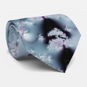 Paarse gaatje stropdas (Opgerold)