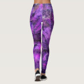 Paarse galactisch leggings (Achterkant)