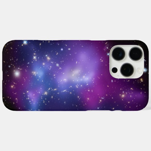 Paarse galaxies Ruimtefoto Case-Mate iPhone Case (Achterkant (horizontaal))