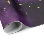 Paarse Galaxy 6ft inpakpapier (Rol Hoek)
