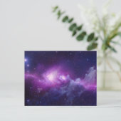 PAARSE GALAXY BRIEFKAART (Staand voorkant)