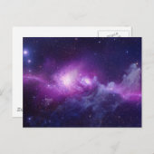 PAARSE GALAXY BRIEFKAART (Voorkant / Achterkant)