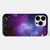 Paarse Galaxy Cluster Celestial Foto iPhone Hoesje (Achterkant horizontaal)