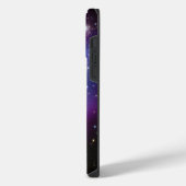 Paarse Galaxy Cluster Celestial Foto iPhone Hoesje (Linkerkant)