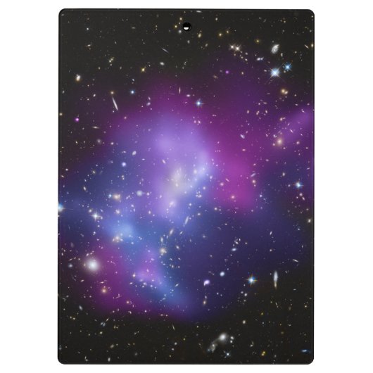 Paarse Galaxy-cluster Klembord (Achterkant)