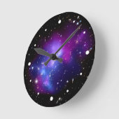Paarse Galaxy Cluster MACS J0717 Space Ronde Klok (Hoek)