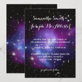 Paarse Galaxy Cluster Planetarium Weddending Kaart