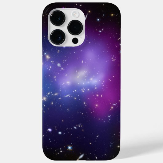 Paarse Galaxy Cluster Space Foto Case-Mate iPhone Case (Achterkant)