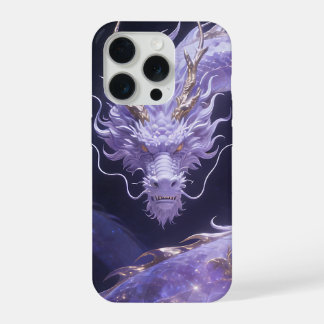 Paarse Galaxy Draak | Mystieke Kosmische Draak Fan iPhone 15 Pro Case